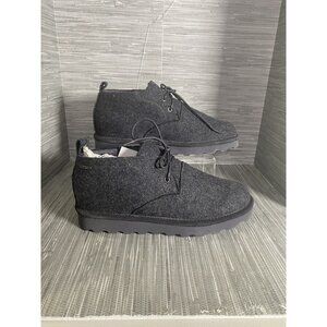 Bearpaw Spencer‎ Men Fur Lined Winter Chukka Boots Size US 11 Gray Wool